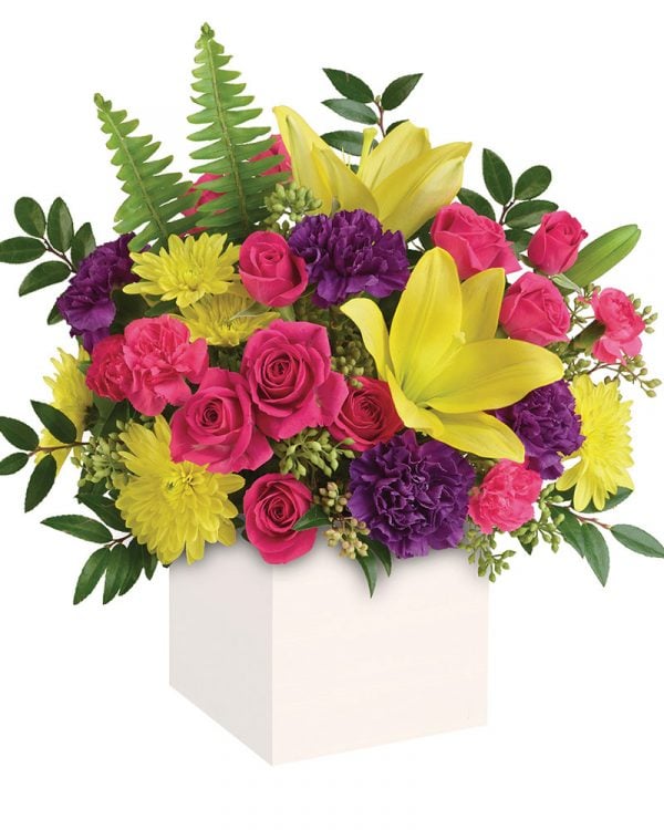 Vivid Delights Flower Arrangement