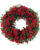 Red Regards Wreath
